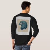 ワシ Tシャツ (裏面フル)