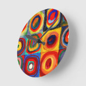 ワジリー・カンディンスキー ラウンド壁時計 (傾斜)