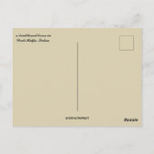 ワジ伝統的ハルファスーダンの家 ポストカード (裏面)