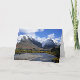 ワスデールヘッド春クンブリアイングランド サンキューカード