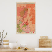 ワスホ地区の地質図 ポスター (キッチン)