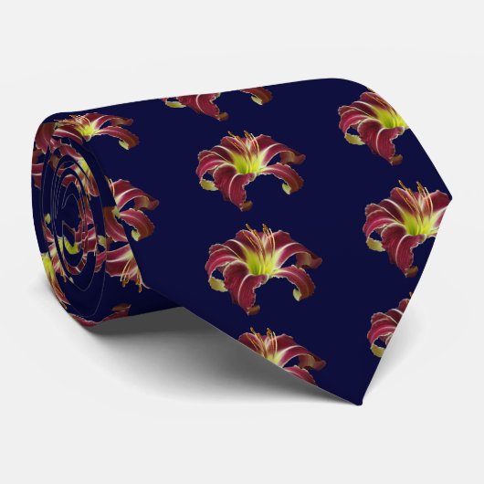 ワスレグサのタイ ネクタイ (ロール)