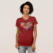 ワスレグサのハート Tシャツ (正面フル)