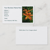 ワスレグサの名刺 名刺 (正面/裏面)