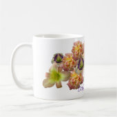 ワスレグサの繁殖動物のマグ コーヒーマグカップ (左)