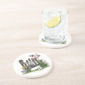 ワスレグサまたはバニーのコースター コースター (側面)