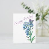 ワスレナグサのポストカード ポストカード (スタンド正面)