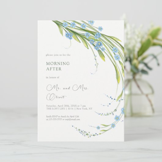 ワスレナグサの朝の招待状 招待状 (スタンド正面)