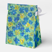 ワスレナグサの花のギフトボックス フェイバーボックス (裏面サイド)