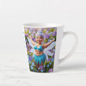 ワスレナグサの花の妖精 カフェラテマグ (右)