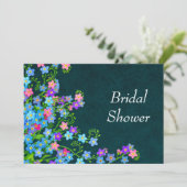 ワスレナグサの花園 ブライダルシャワーの招待状 招待状 (スタンド正面)