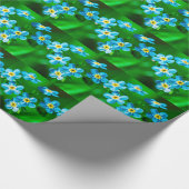 ワスレナグサの花 ラッピングペーパー (角)