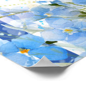 ワスレナグサの記念日 ポスター (角)