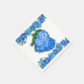 ワスレナグサ スタンダードカクテルナプキン (角)