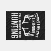 ワス聞トの考える狩りディアシェッドボーフン フリースブランケット (正面(横))