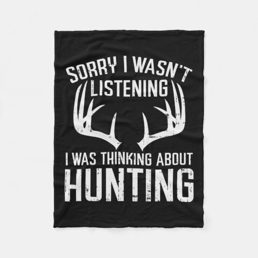 ワス聞トの考える狩りディアシェッドボーフン フリースブランケット (正面)