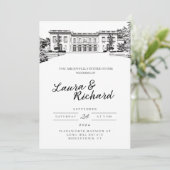 ワズワース邸 マンション コネチカット カスタム イベント 会場 ご招待 招待状 (スタンド正面)