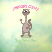 ワセおもしろいル漫画イラストレーション ウィンドウサイン (シート3)