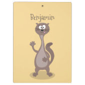 ワセおもしろいル漫画イラストレーション クリップボード (裏面)