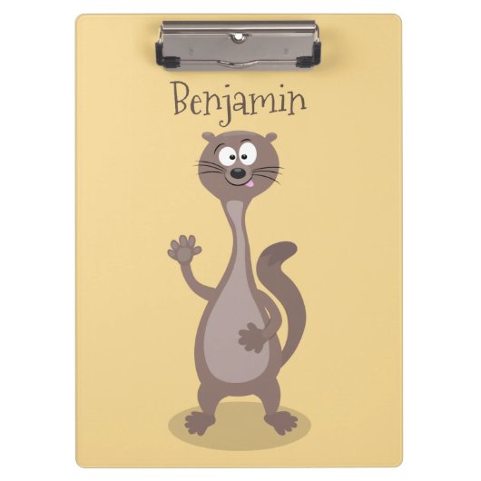 ワセおもしろいル漫画イラストレーション クリップボード (正面)