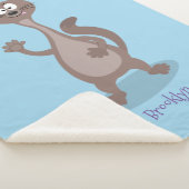 ワセおもしろいル漫画イラストレーション シェルパブランケット (3/4)