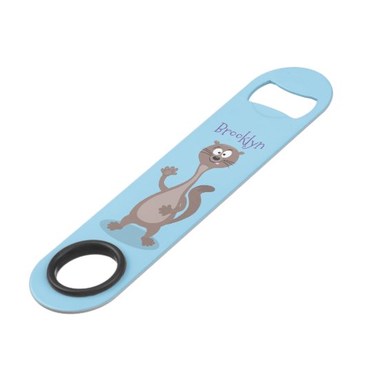 ワセおもしろいル漫画イラストレーション スピード栓抜き (裏面アングル)