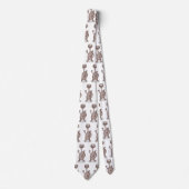 ワセおもしろいル漫画イラストレーション ネクタイ (正面)