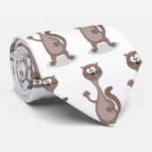 ワセおもしろいル漫画イラストレーション ネクタイ (ロール)