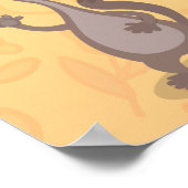 ワセおもしろいル漫画イラストレーション ポスター (角)