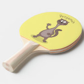 ワセおもしろいル漫画イラストレーション 卓球ラケット (正面アングル)