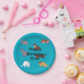ワゼルス誕生日 ペーパープレート (パーティー)