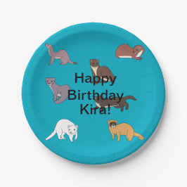 ワゼルス誕生日 ペーパープレート