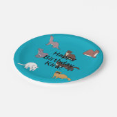 ワゼルス誕生日 ペーパープレート (アングル)