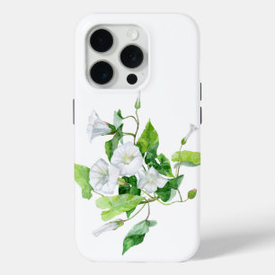 ワタガハギの白い花 iPhone 15 PROケース