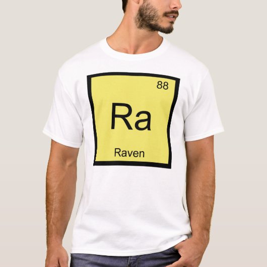 ワタシの名前 化学元素周期表 Tシャツ (正面)