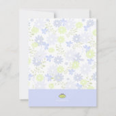 ワタシを忘れないで 〜ガーデン ベイビーシャワー〜 招待状 (裏面)