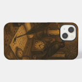 ワタスの机 iPhoneケース (裏面横)