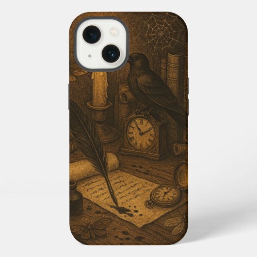 ワタスの机 iPhoneケース (裏面)