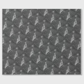 ワタリガラスおよび月 ラッピングペーパー (フラット)