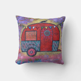 ワタリガラスが付いている腰回りが大きな涙のトレーラーのキャンピングカー クッション