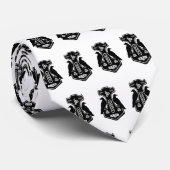 ワタリガラスが付いているNorseのトールのハンマー ネクタイ (ロール)