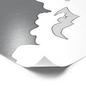 ワタリガラスと月 フォトプリント            (角)
