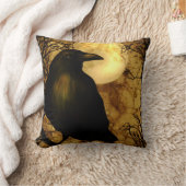 ワタリガラスのアメリカ人のMoJoの私の枕 クッション (ブランケット)