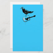 ワタリガラスのギターの歌 便箋 (正面/裏面)