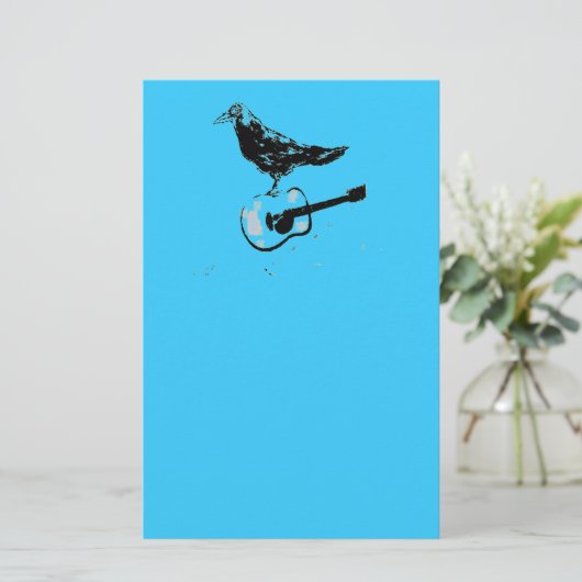 ワタリガラスのギターの歌 便箋 (スタンド正面)