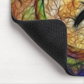 ワタリガラスのタカ マウスパッド (コーナー)