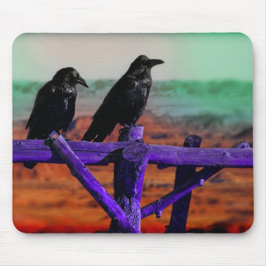 ワタリガラスのマウスパッド マウスパッド (正面)