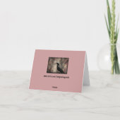 ワタリガラスのメッセージカード カード (裏面)