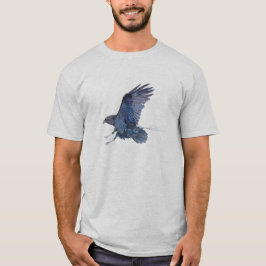 ワタリガラスの人のアメリカの服装のTシャツ Tシャツ