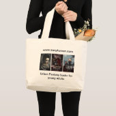 ワタリガラスの冒険談のトートバック ラージトートバッグ (正面(商品))